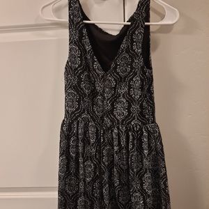 Black lace dress